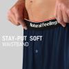 imageNatural Feelings Mens Boxer Short Bamboo Viscose Boxers for Men Loose Fit Mens Soft Underwear Breathable Boxers for Men PackBnavyGray Multi Bamboo Viscose 5pack
