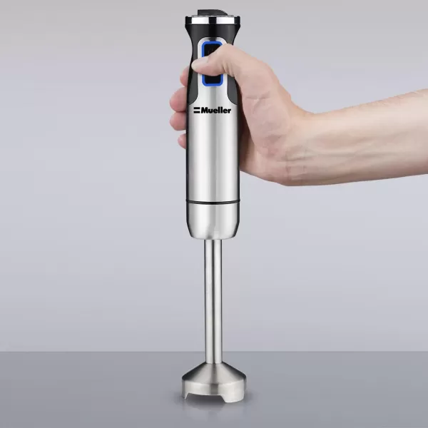 Mueller Austria UltraStick 500 Watt 9Speed Immersion MultiPurpose Hand Blender Heavy Duty Copper Motor Brushed 304 Stainless Steel With Whisk Milk Frother AttachmentsMueller Austria UltraStick 500 Watt 9Speed Immersion MultiPurpose Hand Blender Heavy Duty Copper Motor Brushed 304 Stainless Steel With Whisk Milk Frother Attachments