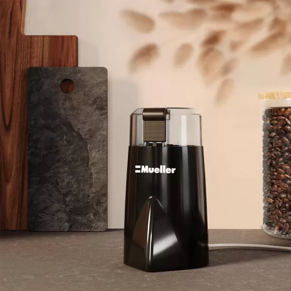 Mueller HyperGrind Precision Electric SpiceCoffee Grinder Mill with Large Grinding Capacity and Powerful Motor also for Spices Herbs Nuts Grains WhiteBlack