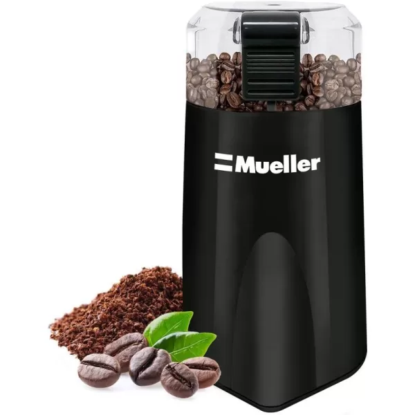 Mueller HyperGrind Precision Electric SpiceCoffee Grinder Mill with Large Grinding Capacity and Powerful Motor also for Spices Herbs Nuts Grains WhiteBlack