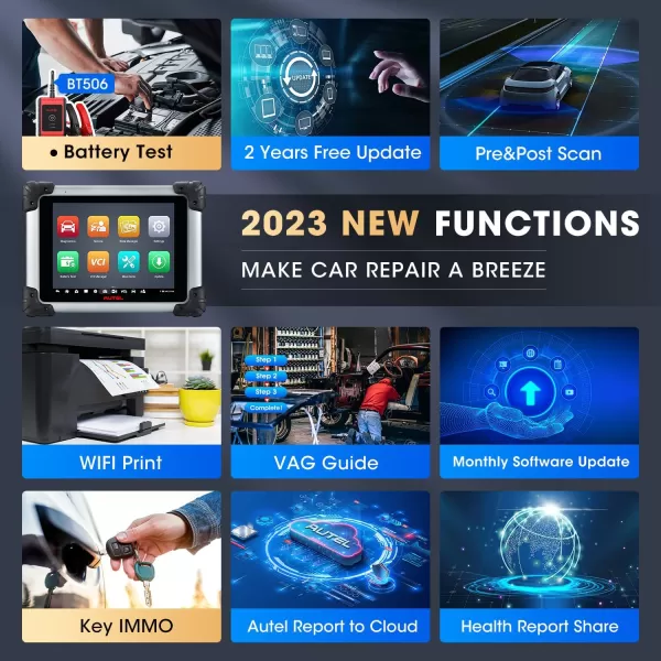 2023 Newer Autel MaxiSys Elite II Pro, 2-Year Free Update [$2590], New Version of MS909/ MS919/ Ultra, Top Intelligent Diagnostic 2.0, J2534 ECU Programming Coding, 38+ Service, CAN FD &amp; DoIP, 10.0 OS