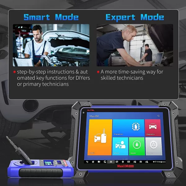 Autel IM608 Pro Key Programmer with $1316 Tool Kit, 2 Years Free Update, 2022 Upgraded of IM608/IM508, [with XP400Pro, IMKPA Kit, G-BOX2 &amp; APB112], ECU Coding, Bi-Directional Scanner with 36 Services