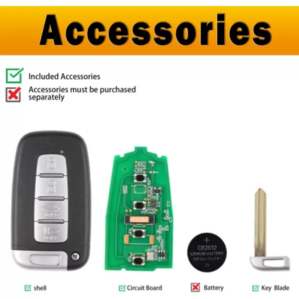 Autel Ikey Programmable Smart Key 2023 Newest Key Fob for Hyundai Key Creation 4 Buttons Ultra-Long Range OE-Quality for 700+ Vehicle Car Key Replacement Programmed with Autel KM100 IM508 IM608