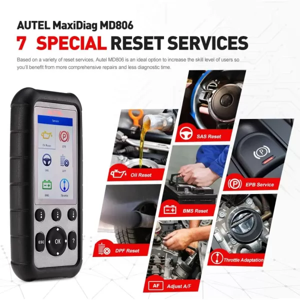 Autel MD802 MaxiDiag Elite Scan Tool