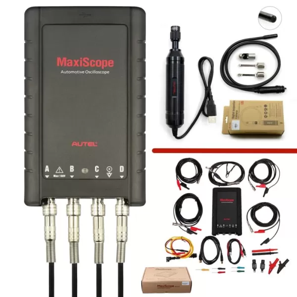 Autel MP408 with MV108 4-Channel Oscilloscope Support All Makes &amp; Models Electronic Component &amp; Circuit Test Compatible with PC MS906BT MS906TS MS908S MS908S PRO MSElite USB Power Supply Free Update