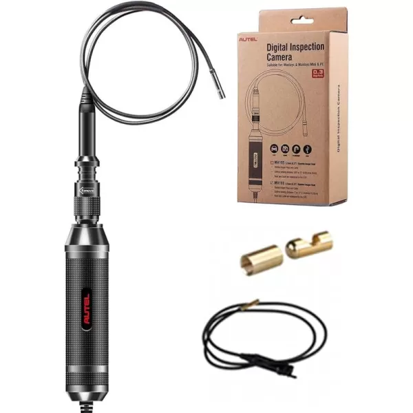Autel MV105 MaxiVideo Digital Inspection Camera 5.5mm Image Head HD Video Scope with Waterproof Snake Cable Work with PC and MX808 MS906S MS906TS MK906BT MK908P MS908P MS909 MS919 MS Ultra MS Elite