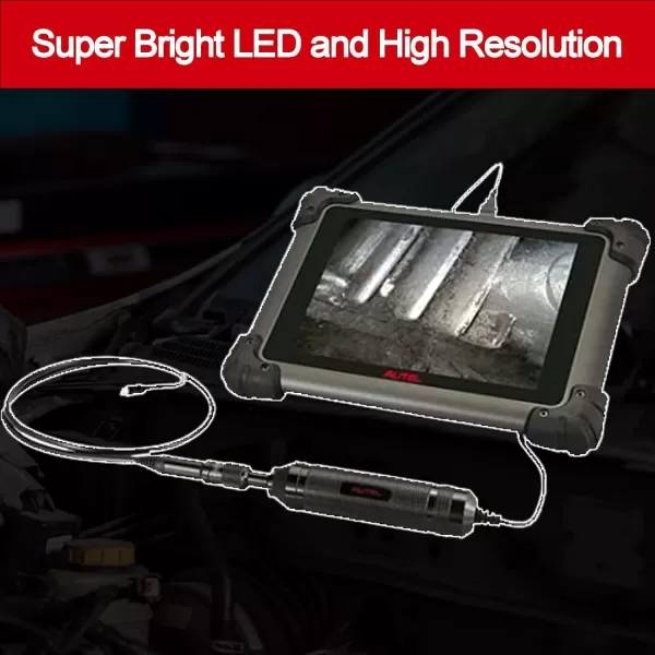 Autel MV108 MaxiVideo Digital Inspection Camera Endoscope, Still Images and Videos, Waterproof Imager Head, Work with PC MS906 MS906S MS906 PRO-TS MS908P MX808 MK808 MS909 MS919 MS Ultra MS Elite