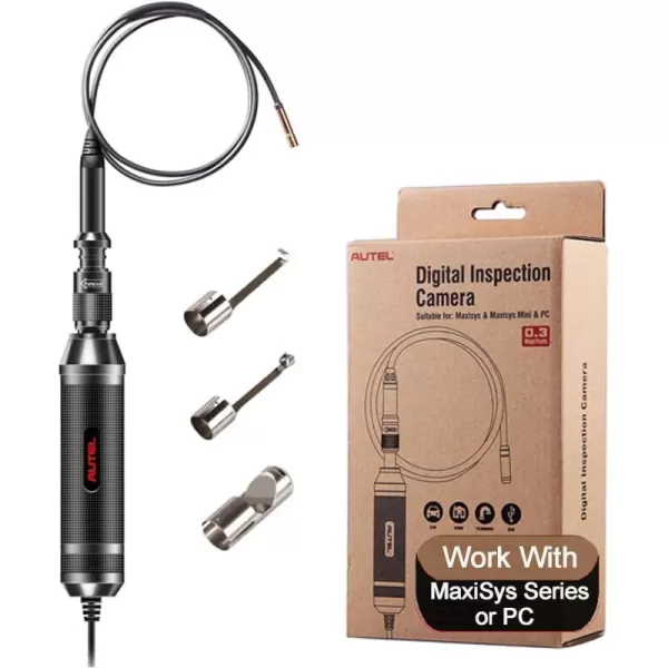 Autel MV108 MaxiVideo Digital Inspection Camera Video Scope with Waterproof Imager Head Work with PC MS906BT MS906TS MS906 PRO MS906S MS906 PRO-TS MS908P MX808 MS909 MS919 MS Ultra MS Elite-MV108