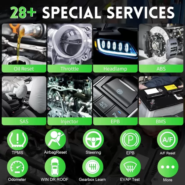 Autel MaxiCOM MK808Z Car Diagnostic Scan Tool - Android 11 &amp; Bi-Directional Control Scanner, 2023 Upgraded of MK808/MX808, 28+ Service, All System Diagnosis, Injector Coding/EPB/BMS/SAS/TPMS/AutoVIN