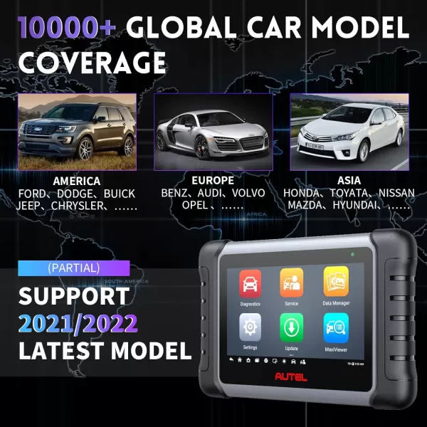 Autel MaxiCOM MK808Z Scan Tool - 2023 Bidirectional Tool Updated of MX808/MK808, Android 11 Based Bi-Directional Control Scanner, All System Diagnostics, EPB/BMS/SAS/TPMS/AutoVIN Injector Coding