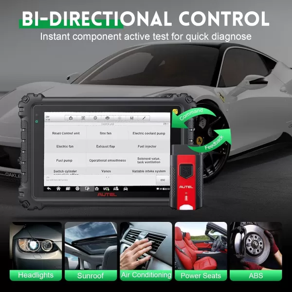 Autel MaxiCOM MK906Pro-TS Diagnostic Scan Tool - 2023 Upgraded Ver. of MS906TS/MS906 Pro/MK906 Pro/MS906BT, Full TPMS Function, ECU Coding, 36+ Services Bi-Directional Control Scan Tool, FCA Auto Auth
