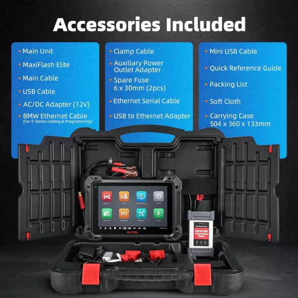 Autel MaxiCOM MK908 Pro II: 2023 J2534 ECU Programming Coding Scan Tool, Upgraded of MaxiSys MS908S Pro MSElite, Same Programming As MS Ultra MS919 MS909,36+ Service, Active Test, 4+128G, Android 10