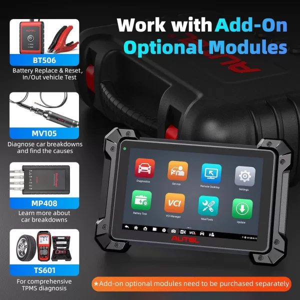 Autel MaxiCOM MK908 Pro II: 2023 J2534 ECU Programming Coding Scan Tool, Upgraded of MaxiSys MS908S Pro MSElite, Same Programming As MS Ultra MS919 MS909,36+ Service, Active Test, 4+128G, Android 10