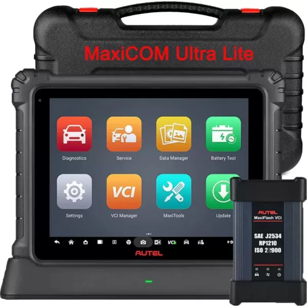 Autel MaxiCOM Ultra Lite, 2 Years Free Updates , Same as Autel Ultra, Intelligent Diagnostic, Topology Mapping, J2534 ECU Programming &amp; Coding, Updated of MS919/ MS909/ Elite II, 40+ Service, Same as Autel Ultra, Intelligent Diagnostic, Topology Mapping, J2534 ECU Programming &amp; Coding, Updated of MS919/ MS909/ Elite II, 40+ Service)
