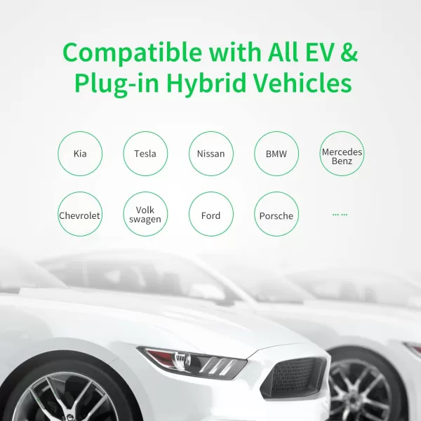 Autel MaxiCharger Home Smart Electric Vehicle  Charger, 50 Amp Level 2 Wi-Fi and Bluetooth Enabled EVSE, Indoor/Outdoor Car Charging Station, with in-Body Holster and 25-Foot Premium Cable
