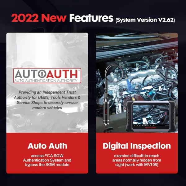 Autel MaxiDAS DS808K Bi-Directional Scanner: 2023 Version ECU Coding Scan Tool, Upgrade Version of MP808/ DS708/ DS808, 31+ Service, Same As MaxiSYS MS906, Offline ECU Programming, Work with MV108