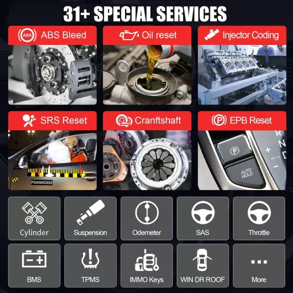 Autel MaxiDAS DS808K Bi-Directional Scanner: 2023 Version ECU Coding Scan Tool, Upgrade Version of MP808/ DS708/ DS808, 31+ Service, Same As MaxiSYS MS906, Offline ECU Programming, Work with MV108