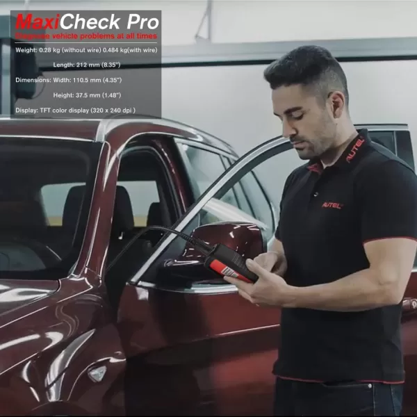 Autel MaxiDiag MD806 OBD2 Scanner, 2023 ABS SRS Engine Transmission Four Systems Diagnostic Scan Tool with Oil Reset, EPB, SAS, D-P-F, BMS, Auto VIN, Read/Clear Codes, Live Data, Freeze Frame Data