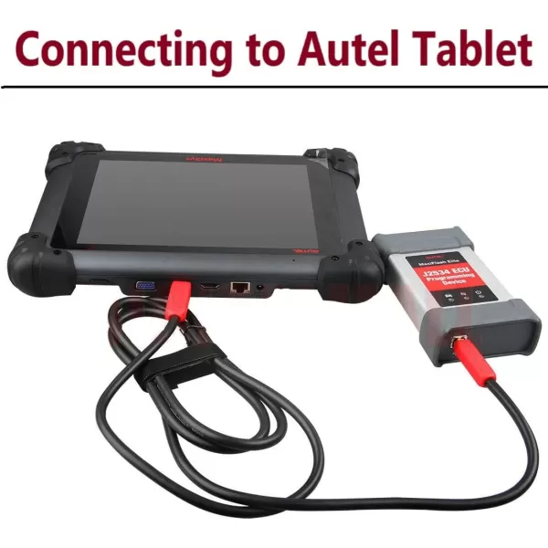 Autel MaxiFlash Elite J 2534 Reprogramming Device Vehicle Communication Interface J2534 PassThru ECU Programming Device Work with Autel Maxisys Autel MS908S PRO MS908CV MK908 MK908P MS Elite and PC