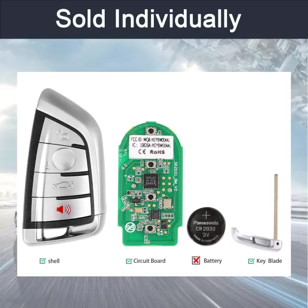 Autel MaxiIM IKEY, IKEYBW004AL, Work with KM100, Universal Car Key, OE-Quality Smart Key for BMW, Key Fob Programming, IMMO Learning, Vehicle Blank Key, Key Creation/Clone, Chip Read/Write