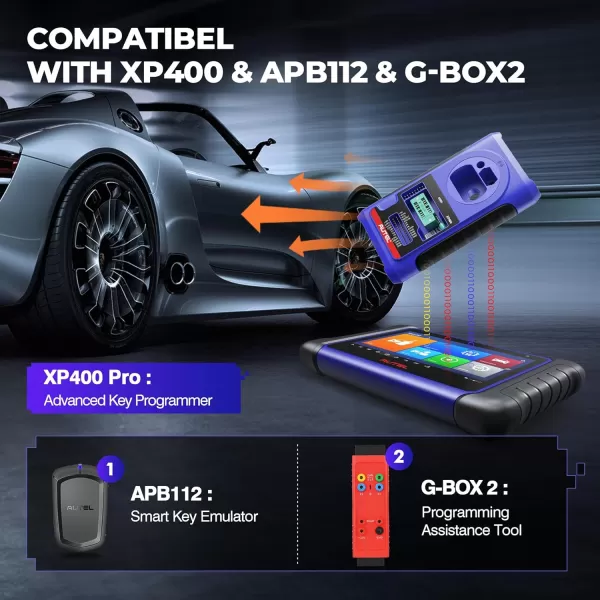 Autel MaxiIM IM508 Key Programmer, 2-Year-Free Update, with XP200 Key Fob Programming Tool, Bi-Directional Scan Tool, All-System Diagnostics, Same IMMO as IM508S and IM508 PRO