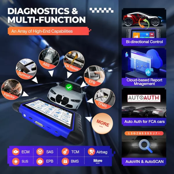 Autel MaxiIM IM508 Key Programmer, 2-Year-Free Update, with XP200 Key Fob Programming Tool, Bi-Directional Scan Tool, All-System Diagnostics, Same IMMO as IM508S and IM508 PRO