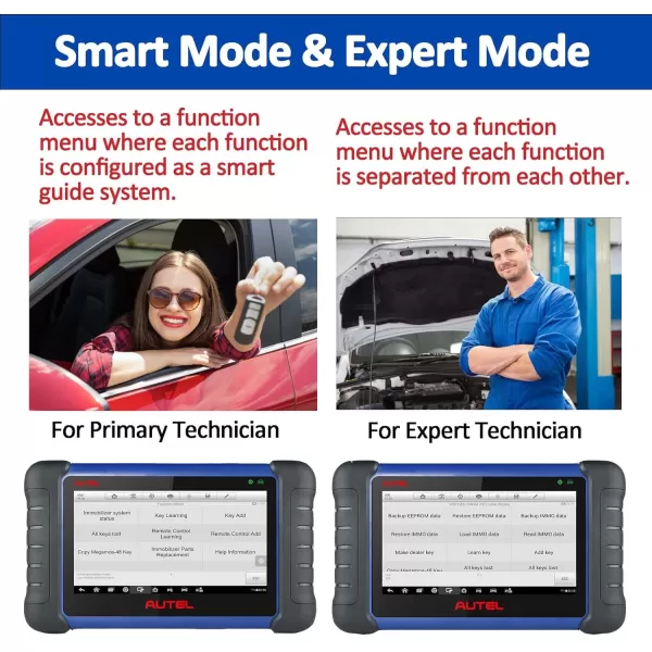 Autel MaxiIM IM508S Key Fob Programming Tool, 2023 Newest Car Key Programmer, Upgrade of IM508/KM100, All System Diagnostic Scan Tool, IMMO Tool Car Scanner, 28+Service, Active Test Scan Tool