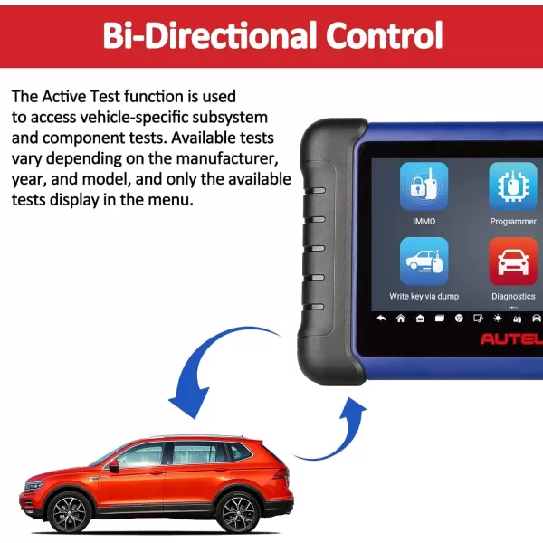 Autel MaxiIM IM508S Key Fob Programming Tool, 2023 Newest Car Key Programmer, Upgrade of IM508/KM100, All System Diagnostic Scan Tool, IMMO Tool Car Scanner, 28+Service, Active Test Scan Tool