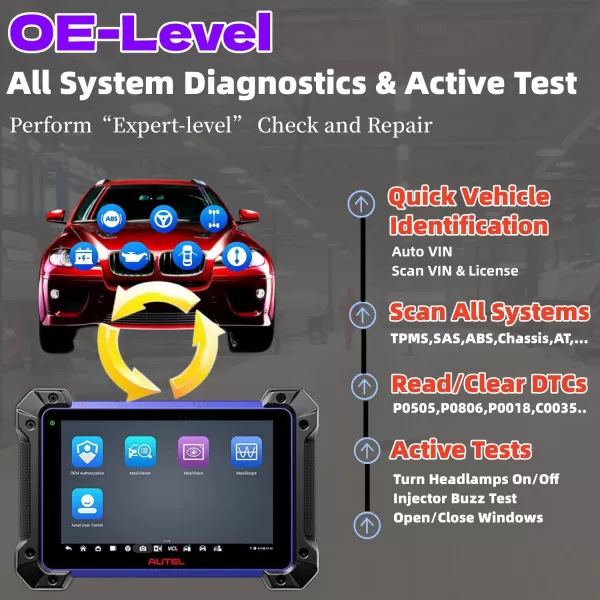 Autel MaxiIM IM608 PRO II Key Programming Tool, 2023 Android 10 Enhanced of IM608S/ IM608 II, with XP400PRO Key Programmer, 38+ Services, Key Fob Programmer Advanced ECU Coding, Better IM508S KM100
