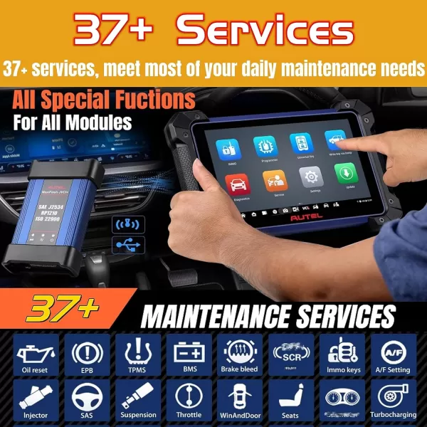 Autel MaxiIM IM608 Pro 2 II IM608PROII, Key Fob Programmer Tool Key Creation Chip Read/Write/Clone ECU Programming 36+ Functions with MaxiFlash JVCI and XP400 Pro, 2023 Upgrade of IM608Pro IM608II