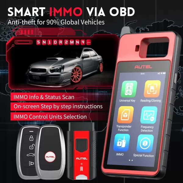 Autel MaxiIM KM100  Key Fob Programming Tool, IM508 &amp; IM608 2023 New Alternative IMMO Key programmer with 2 Blank Ikeys, Transponder Chip Read, Write, Clone, Guided IMMO Paring, Frequency Detection Key Fob Programming Tool, IM508 &amp; IM608 2023 New Alternative IMMO Key programmer with 2 Blank Ikeys, Transponder Chip Read, Write, Clone, Guided IMMO Paring, Frequency Detection)