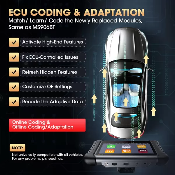 Autel MaxiPRO MP808S-TS Scanner, 2023 Upgrade of MK808TS/MP808TS, 2-Year Free Updated, Full TPMS, ECU Coding , 31+ Services, All-System &amp; Bidirectional Control Scan Tool, 31+ Services, All-System &amp; Bidirectional Control Scan Tool)