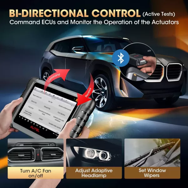 Autel MaxiPRO MP808S-TS Scanner, 2023 Upgrade of MK808TS/MP808TS, 2-Year Free Updated, Full TPMS, ECU Coding , 31+ Services, All-System &amp; Bidirectional Control Scan Tool, 31+ Services, All-System &amp; Bidirectional Control Scan Tool)