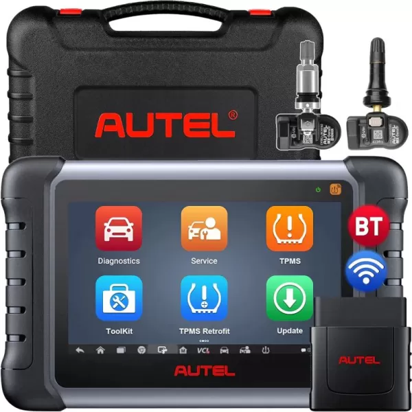 Autel MaxiPRO MP808Z-TS with Mx-Sensor Bundle: Android 11 ECU Coding Scanner with 2 Year Update, Full TPMS, 36+ Services, Upgraded of MP808TS &amp; MP808BT Pro, Alternative to MS906TS &amp; MK906 Pro-TS
