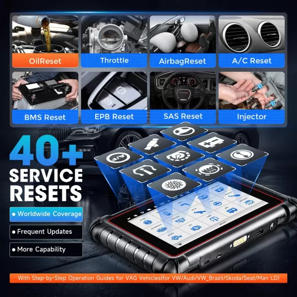 Autel MaxiPRO MP900-BT Scanner: 2023 DoIP/CAN FD MP900BT, Newer Model of MP808BT PRO, Ugraded of MS906BT/ DS808/ MP808S/ MP900/ DS900, ECU Coding Bidirectional Scan Tool, VIN/License Scan, 40+ Service
