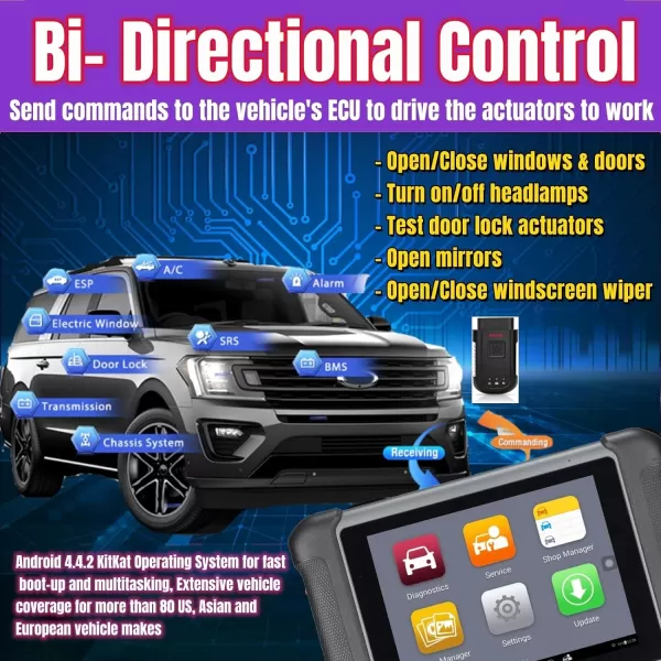 Autel MaxiSYS MS906TS TPMS Programming Tool Sensor Programmer Vehicle Diagnostic Scan Tool OBD2 Code Reader Full TPMS Functions Upgraded from MaxiCOM MX900 TS MaxiTPMS TS900 TS608 MK808TS MX808 TS