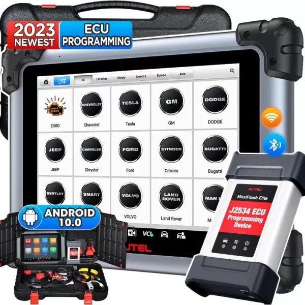 Autel MaxiSYS MS908S PRO II: 2023 J2534 ECU Programming Coding Adaption, Level-Up of MS908S Pro Elite MK908P II, Same Programming As MSUltra MS919 Elite II PRO, AutoScan 2.0, Active Test 36+ Services