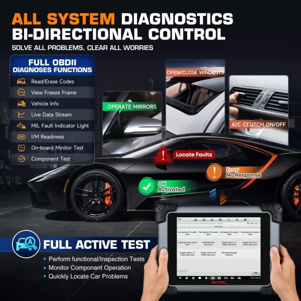 Autel MaxiSYS MS908S PRO II: 2023 Top J2534 ECU Programming Coding Tool, Upgraded of MS908S PRO/ MK908P II/Elite, Same Programming as MS Ultra/ MS919/ Elite II PRO, Bidirectional, 38+ Services