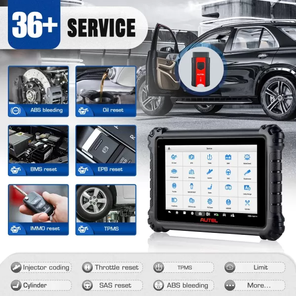 Autel MaxiSys MS906 PRO ECU Coding Scanner, 2023 MS906PRO Upgrade of MS906BT MP900-BT MP900, Android 10.0, Bidirectional Diagnostic, 3000+ Active Test, 36+ Service, CAN FD/DoIP, AutoScan 2.0, FCA SGW