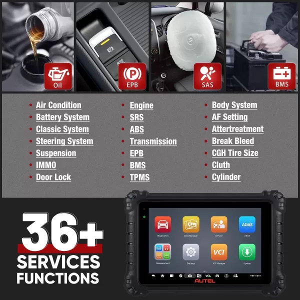 Autel MaxiSys MS906 PRO Scanner, 2023 Android 10 MS906PRO, Advanced ECU Coding, 3000+ Bidirectional, Newer of MK906Pro MK908 MS906BT MS906 MP900, 36+ Reset, Auto Scan 2.0, CAN FD/DoIP, FCA SGW, 128GB