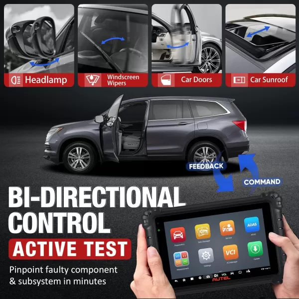 Autel MaxiSys MS906 PRO Scanner, 2023 Android 10 MS906PRO, Advanced ECU Coding, 3000+ Bidirectional, Newer of MK906Pro MK908 MS906BT MS906 MP900, 36+ Reset, Auto Scan 2.0, CAN FD/DoIP, FCA SGW, 128GB