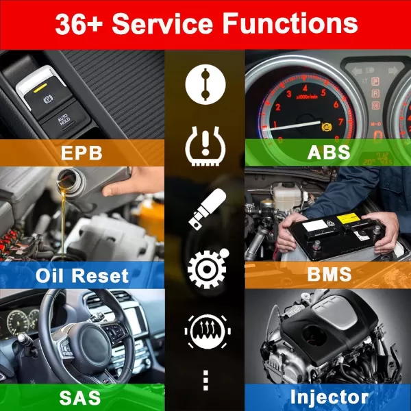 Autel MaxiSys MS906 PRO-TS OBDII Scanner, 2023 Upgrade of MS906TS MS906Pro MS906S MS906BT MK906Pro MK908, All System Diagnostic Scan Tool, Full TPMS, ECU Coding, Active Test, 36+ Service, Auto Scan