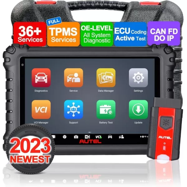 Autel MaxiSys MS906 PRO-TS OBDII Scanner, 2023 Upgrade of MS906TS MS906Pro MS906S MS906BT MK906Pro MK908, All System Diagnostic Scan Tool, Full TPMS, ECU Coding, Active Test, 36+ Service, Auto Scan