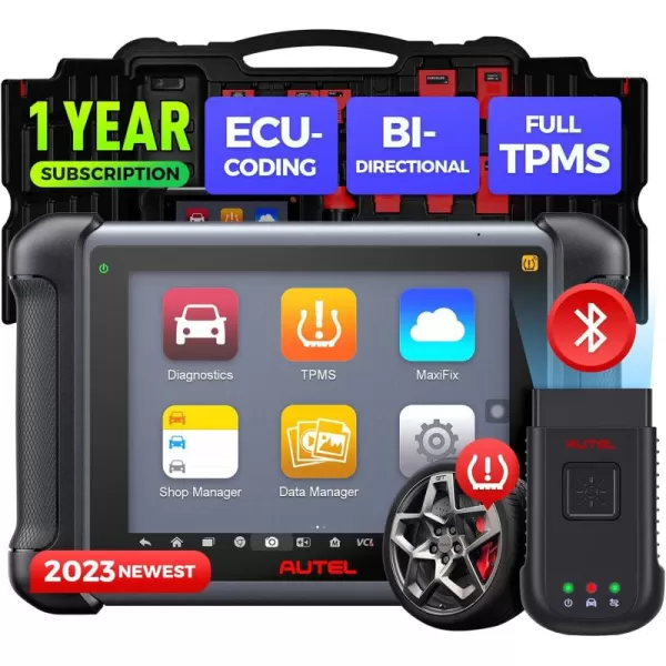 Autel MaxiSys MS906TS, Enhanced Autel Scanner: MS906Pro/MS906BT/DS808/MK808/MP808, Lite of MK908, Same TPMS as MS906Pro-TS, ECU Coding, Active Test, 36+ Services, FCA AutoAuth