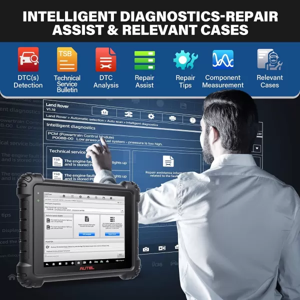 Autel MaxiSys MS909 Scanner : 2023 Auto Diagnostic Scan Tool Upgraded of MS908SP/MaxiSys Elite, Topology Module Mapping, Intelligent Diagnostics, ECU Coding &amp; Programming, Active Test, 36+ Services