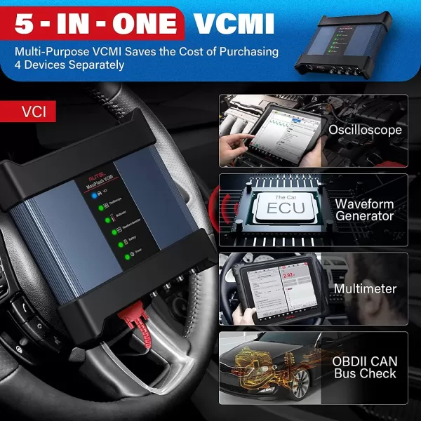 Autel MaxiSys MS919 [2023 Version], Same as Ultra, Top Intelligent Diagnostic &amp; Topology 2.0, [$2000] 5-in-1 VCMI, ECU Programming &amp; Coding, 40+ Service, Auto Scan 2.0, Upgrade of MS909 Ultra Lite