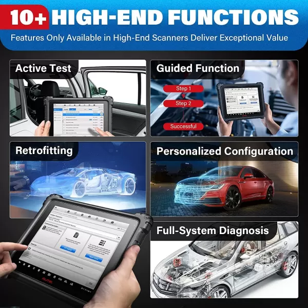 Autel MaxiSys MS919 [2023 Version], Same as Ultra, Top Intelligent Diagnostic &amp; Topology 2.0, [$2000] 5-in-1 VCMI, ECU Programming &amp; Coding, 40+ Service, Auto Scan 2.0, Upgrade of MS909 Ultra Lite