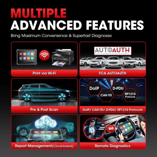 Autel MaxiSys Ultra Autel Scanner: 2023 Top Automotive Intelligent Diagnostic Scan Tool with 5-in-1 VCMI, J2534 ECU Programming, 40+ Services, Topology Map, Upgraded of MS908S Pro Elite/MS909/MS919