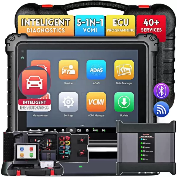 Autel MaxiSys Ultra Full System Intelligent Diagnostic Scan Tool, 2023 Upgraded of Elite/MS909/MS919, Top Auto Diagnostic Tool with 5-in-1 VCMI[$2000], ECU Programming &amp; Coding, AutoAuth for FCA SGW