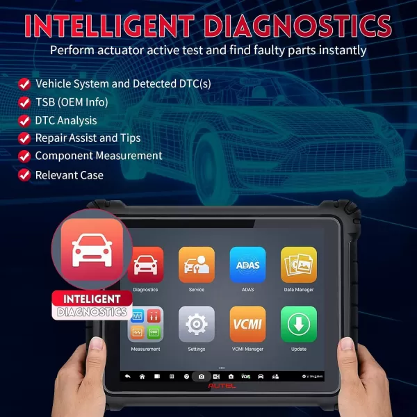 Autel MaxiSys Ultra Full System Intelligent Diagnostic Scan Tool, 2023 Upgraded of Elite/MS909/MS919, Top Auto Diagnostic Tool with 5-in-1 VCMI[$2000], ECU Programming &amp; Coding, AutoAuth for FCA SGW